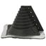 7/8" to 4" Square Standard Retrofit Master Flash for Metal Roofs, Model #1 (Black EPDM)