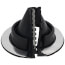 7/8" to 2-1/2" Round Universal Retrofit Master Flash for Roofs, Model #1 (Black EPDM)