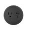 Round Furniture Power Center Basic Power Unit (Black)