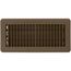 4" x 10" (Wall Opening Size) Floor Diffuser (Brown)