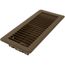 4" x 10" (Wall Opening Size) Floor Diffuser (Brown)