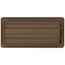 4" x 10" (Wall Opening Size) Floor Diffuser (Brown)