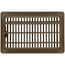 6" x 10" (Wall Opening Size) Floor Diffuser (Brown)