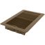 6" x 10" (Wall Opening Size) Floor Diffuser (Brown)