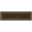 2" x 12" (Wall Opening Size) Floor Diffuser (Brown)