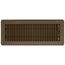 4" x 12" (Wall Opening Size) Floor Diffuser (Brown)