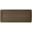 4" x 12" (Wall Opening Size) Floor Diffuser (Brown)