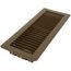4" x 12" (Wall Opening Size) Floor Diffuser (Brown)