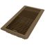 6" x 12" (Wall Opening Size) Floor Diffuser (Brown)
