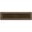 2" x 14" (Wall Opening Size) Floor Diffuser (Brown)