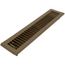 2" x 14" (Wall Opening Size) Floor Diffuser (Brown)