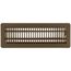 4" x 14" (Wall Opening Size) Floor Diffuser (Brown)