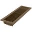4" x 14" (Wall Opening Size) Floor Diffuser (Brown)