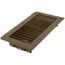 4" x 8" (Wall Opening Size) Floor Diffuser (Brown)