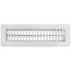 2" x 10" (Wall Opening Size) Floor Diffuser (White)