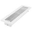 2" x 10" (Wall Opening Size) Floor Diffuser (White)