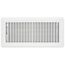 4" x 10" (Wall Opening Size) Floor Diffuser (White)