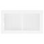 10" x 5" (Wall Opening Size) Sidewall/Ceiling Register w/ 1/3" Fin Spacing (White)