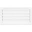 10" x 5" (Wall Opening Size) Sidewall/Ceiling Register w/ 1/3" Fin Spacing (White)