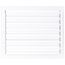 10" x 8" (Wall Opening Size) Sidewall/Ceiling Register w/ 1/3" Fin Spacing (White)