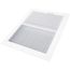 10" x 8" (Wall Opening Size) Sidewall/Ceiling Register w/ 1/3" Fin Spacing (White)