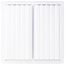 12" x 12" (Wall Opening Size) Sidewall/Ceiling Register w/ 1/3" Fin Spacing (White)