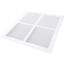 12" x 12" (Wall Opening Size) Sidewall/Ceiling Register w/ 1/3" Fin Spacing (White)