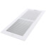12" x 5" (Wall Opening Size) 2-Way Sidewall/Ceiling Register, 1/3" (White)