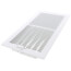 12" x 6" (Wall Opening Size) 2-Way Sidewall/Ceiling Register, 1/3" (White)
