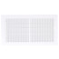 12" x 6" (Wall Opening Size) 2-Way Sidewall/Ceiling Register, 1/3" (White)
