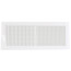 14" x 5" (Wall Opening Size) 2-Way Sidewall/Ceiling Register, 1/3" (White)