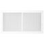 16" x 8" (Wall Opening Size) Sidewall/Ceiling Register w/ 1/3" Fin Spacing (White)