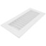 10" x 4" (Wall Opening Size) Sidewall/Ceiling Register, Adjustable (White)