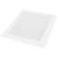10" x 8" (Wall Opening Size) Aluminum Sidewall/Ceiling Register (White)