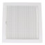 12" x 12" (Wall Opening Size) Sidewall/Ceiling Register, Adjustable (White)