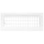 12" x 4" (Wall Opening Size) Sidewall/Ceiling Register, Adjustable (White)