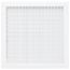 14" x 14" (Wall Opening Size) Aluminum Sidewall/Ceiling Register (White)