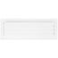 14" x 4" (Wall Opening Size) Aluminum Sidewall/Ceiling Register (White)
