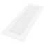 14" x 4" (Wall Opening Size) Aluminum Sidewall/Ceiling Register (White)