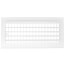 14" x 6" (Wall Opening Size) Sidewall/Ceiling Register, Adjustable (White)