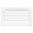 8" x 4" (Wall Opening Size) Aluminum Sidewall/Ceiling Register (White)