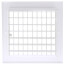 8" x 8" (Wall Opening Size) Sidewall/Ceiling Register, Adjustable (White)