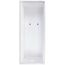 Galvanized Steel Universal Recess Box for RL94E, RL75E, V75E, and V65E (White)