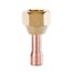 3/8" SAE to 3/8" ODF Female Inlet Adapter