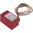Enclosed Pilot Relay, 10A SPDT w/ 10-30 Vac/DC/208-277 Vac Coil, Red Housing