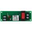Pilot Panel Relay, 15A SPST + Override w/ 24 Vac/DC Coil, 4" Track Mount