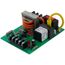 Current Switch & Relay Combination, 20A SPST + Override, 24Vac/dc Coil, Adjustable, .50-20A, 4" Track Mount