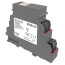 DIN Rail Mount Relay, 10 Amp DPDT, 24 VAC/DC Coil