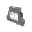 DIN Rail Mount Relay, 10 Amp DPDT, 24 VAC/DC Coil
