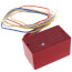 Enclosed Pilot Relay w/ Red Housing, 10 Amp, SPDT, 1/3 HP, 10-30 Vac/DC/120 Vac Coil